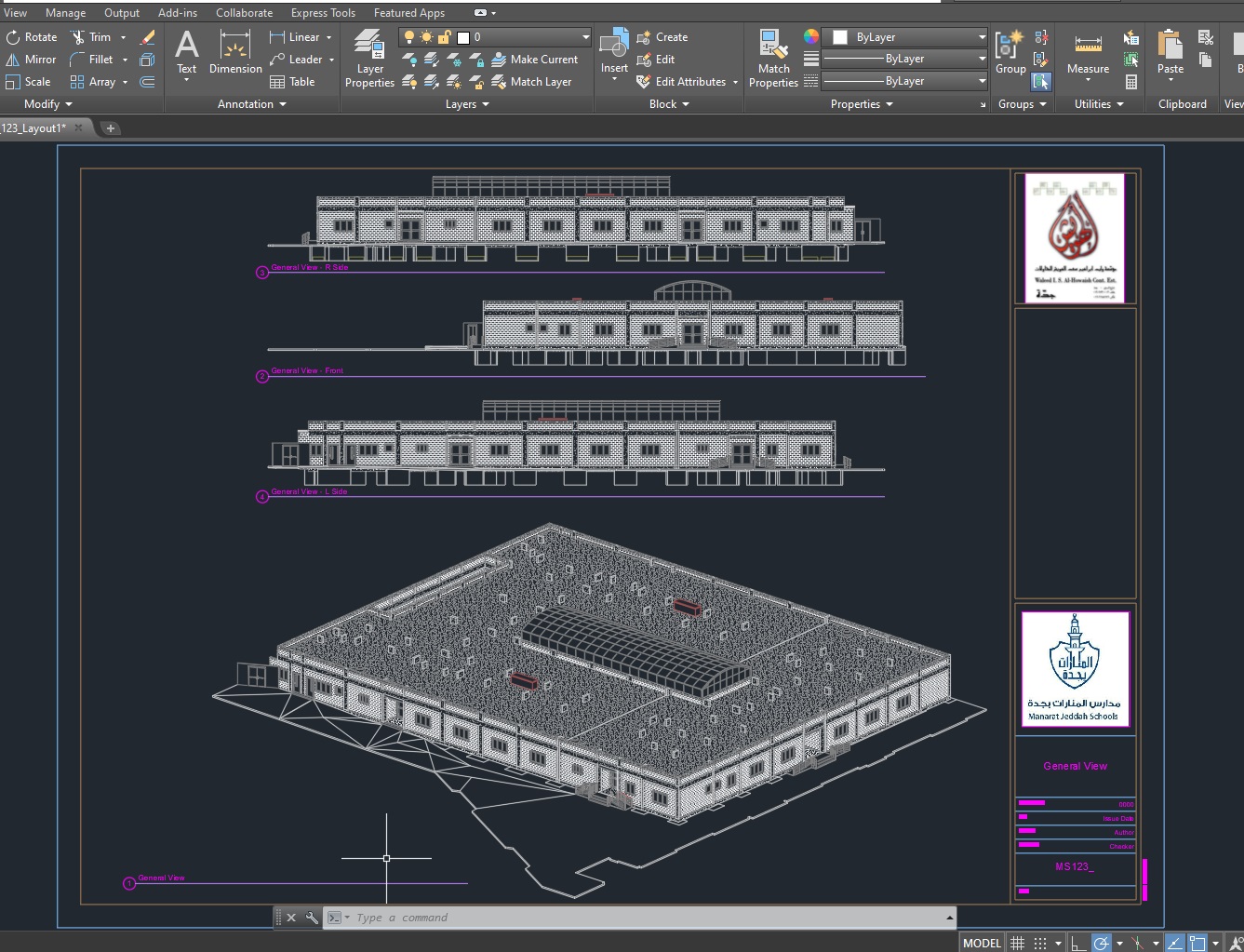 Manarat Schools — Shop Drawings & BOQ